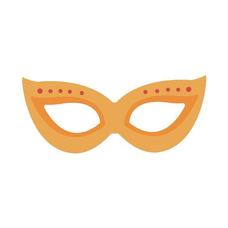 Carnival festive mask on white background.のイラスト素材