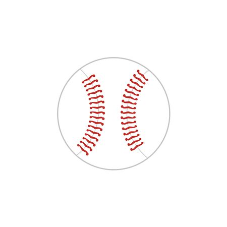Baseball bat and ball on white background. American sport game championship.のイラスト素材
