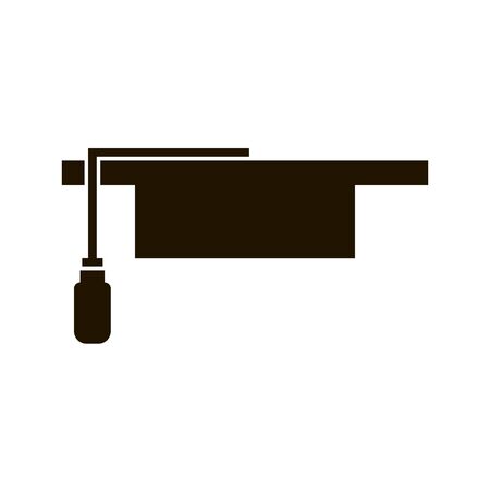 Training hat icon in trendy flat style isolated. Illustration eps 10.のイラスト素材