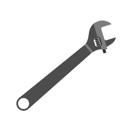 Wrench on white background. Service tools.のイラスト素材