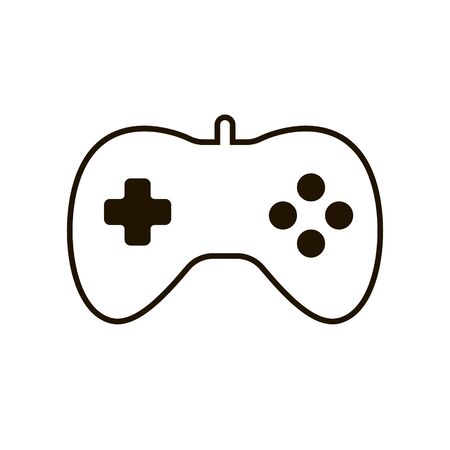 Joystick icon in trendy flat style isolated on white background. Eps 10.