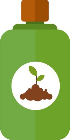 Vector illustration of various fertilizers. Flat style.のイラスト素材
