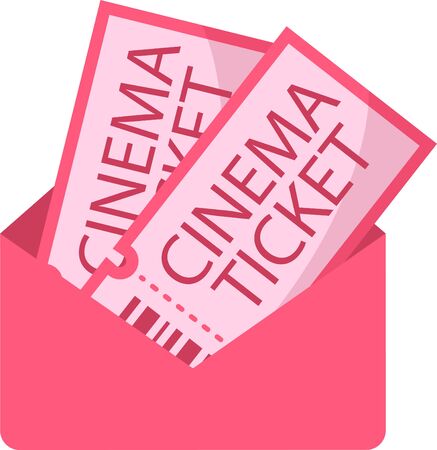 Ticket icon on white background. Vector illustration.のイラスト素材