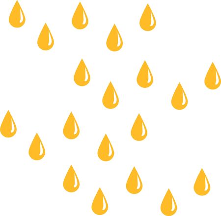 Vector drop of oil isolated on white background. Vector illustration for your graphic design and web sites.のイラスト素材