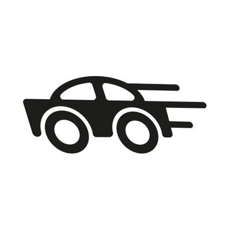 Delivery service car icon in trendy flat style isolated. Stock Vector illustration.のイラスト素材