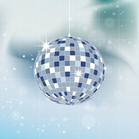 Vector illustration - Mirror disco ballのイラスト素材