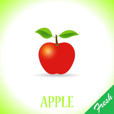 Apple. Vector, illustration, eps10.のイラスト素材