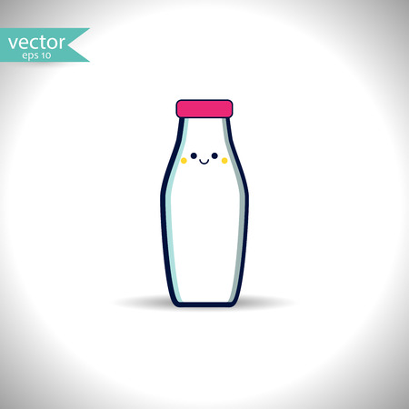 Bottle. Vector, illustration, eps10.のイラスト素材