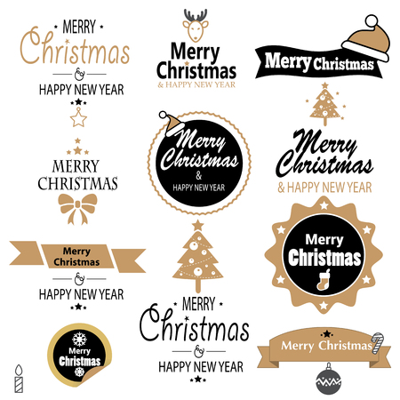 Merry Christmas.のイラスト素材