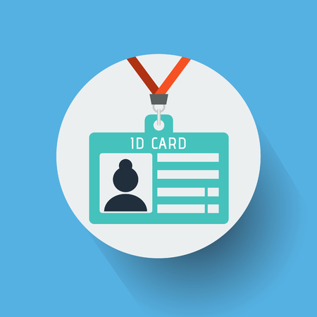 ID Card icon vector illustration.のイラスト素材