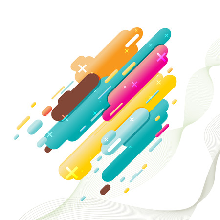 Modern Style Abstract Background for Design. Vector, illustration, eps10.のイラスト素材