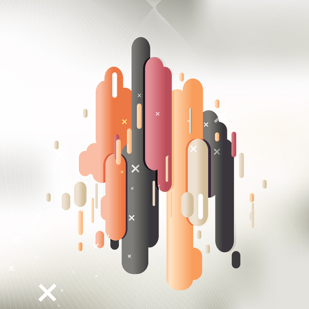 Modern Style Abstract Background for Design. Vector, illustration, eps10.のイラスト素材