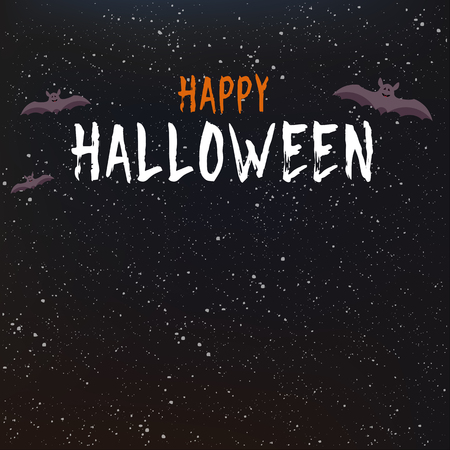 Happy Halloween message design background, vector illustrationのイラスト素材