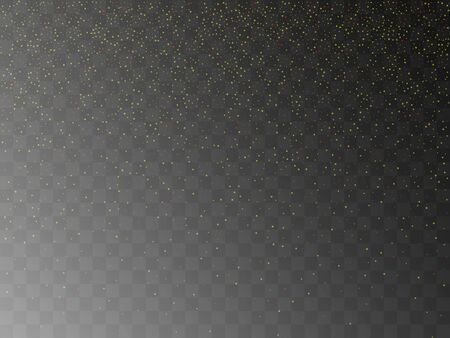 The dust is yellow. yellow sparks and golden stars shine with special light.のイラスト素材