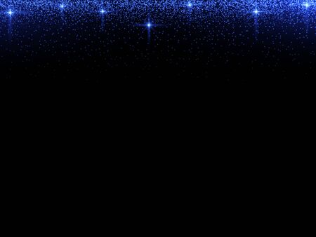 sparkles on a transparent background. Christmas light effect. Sparkling magical dust particlesのイラスト素材