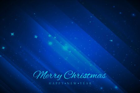 Christmas and New Year Blue background.のイラスト素材