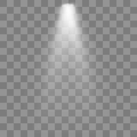 Spotlights Scene. Light Effects illustrationのイラスト素材