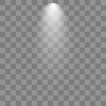 Spotlights Scene. Light Effects illustrationのイラスト素材