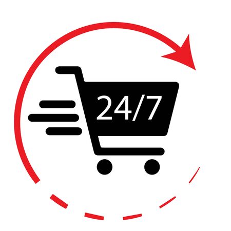 Delivery service symbol under quarantine, disease outbreak, coronavirus covid-19 pandemic conditionsのイラスト素材