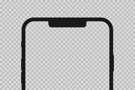 Vector Flat Icon Of Mobile Phoneのイラスト素材