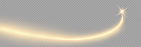 Light effect of lens flares. Yellow glowing lights starburst effects with sparkles on a transparent background.のイラスト素材