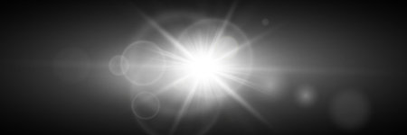 Abstract of sun with flare. natural background with lights and sunshine wallpaperのイラスト素材