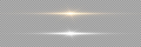 Light flare special effect with rays of light and magic sparkles. vector illustrationのイラスト素材