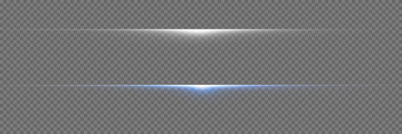 Light flare special effect with rays of light and magic sparkles. vector illustrationのイラスト素材