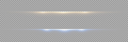 Light flare special effect. Glow light effect. Starburst with sparkles on transparent background.のイラスト素材