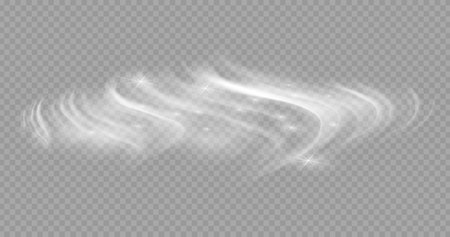 White fog or smoke isolated on transparent background. vector illustration. White cloudiness, mist or smog texture.のイラスト素材