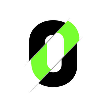 modern initial number 0 cut style