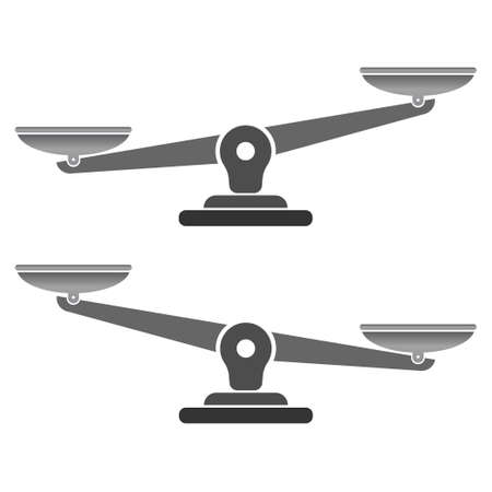Simply weight icon. Compare logo symbol. Scales judgment pictogram. Ui comparison element. User interface simile sign.  vector.のイラスト素材
