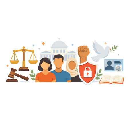 Law and justice concept. Flat illustration of law and justice concept for web designのイラスト素材
