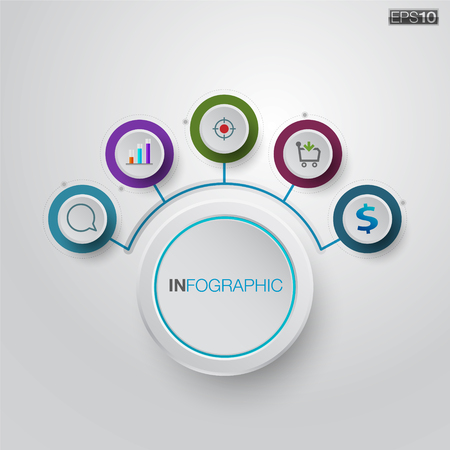 info graphic Chartのイラスト素材