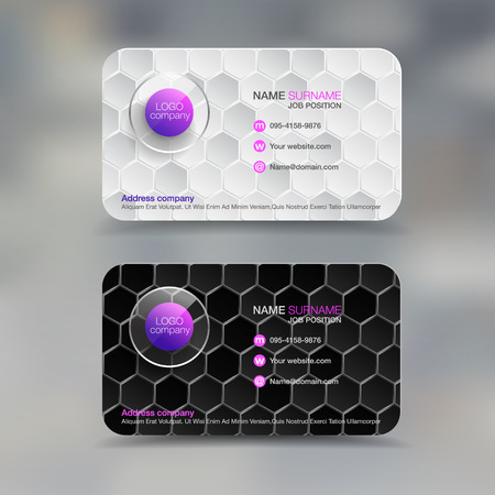 Business name card with diamond background.のイラスト素材