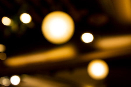 Interior Lights Blurred Bokeh Abstract Backgroundの写真素材