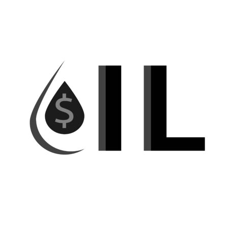 oil industry icon with dollar symbol.のイラスト素材