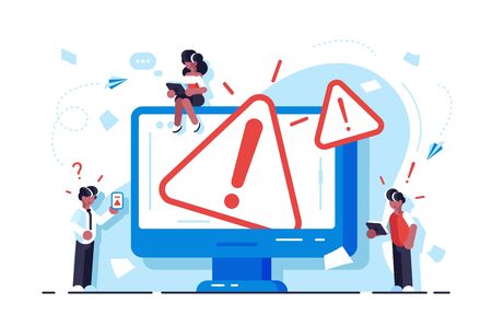 Web page under construction. 404 error web page.のイラスト素材