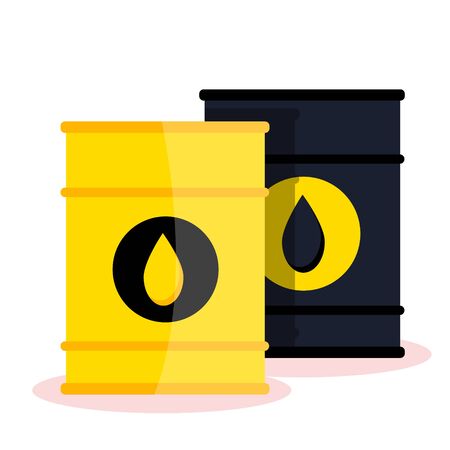 Petrol gas service station set. Flat vector illustrations icon. Isolated on white. Attributes of gas station: canister, petrol pump, car repairs, fast food, POS terminal, electro, eco, benzine, workerのイラスト素材