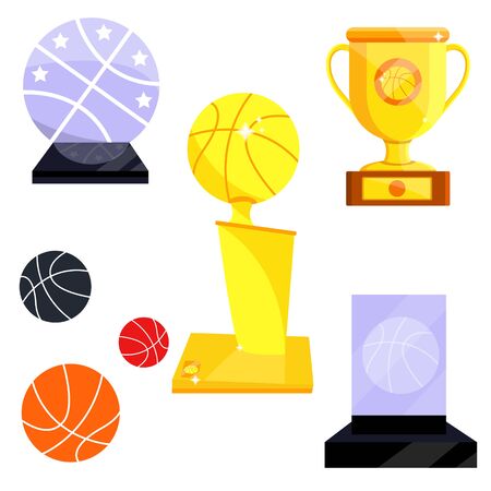 Number 1 (one) fan hand glove with finger raised. Flat cartoons style vector illustration icons isolated on white. Orange number 1 fan hand in glove. Fan accessories. Basketball, soccer, football, fanのイラスト素材