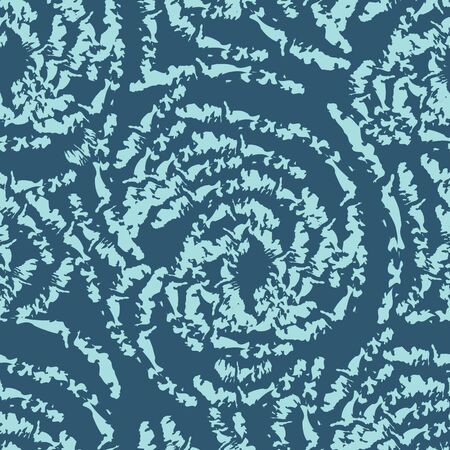 Seamless vector blue pattern, splashes blots torn lines.To decorate the wrapping paper of curtains fabrics.のイラスト素材