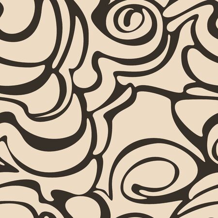 Seamless beige pattern for decoration of fabric or wrapping paper. Simple coffee color pattern for background10の写真素材