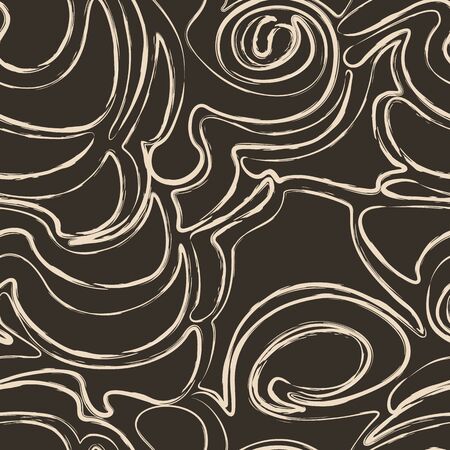 Seamless beige pattern for decoration of fabric or wrapping paper. Simple coffee color pattern for background10の写真素材