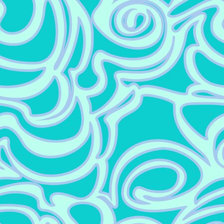 Seamless turquoise pattern for decoration of fabric or wrapping paper. Simple turquoise color pattern for background10の写真素材
