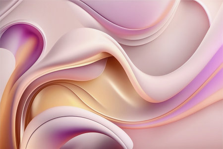 Abstract liquid background in pastel colors.AI generated.の素材