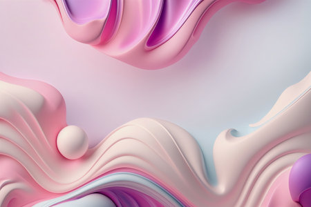 Abstract background in pastel colors with copyspace.AI generated.の素材
