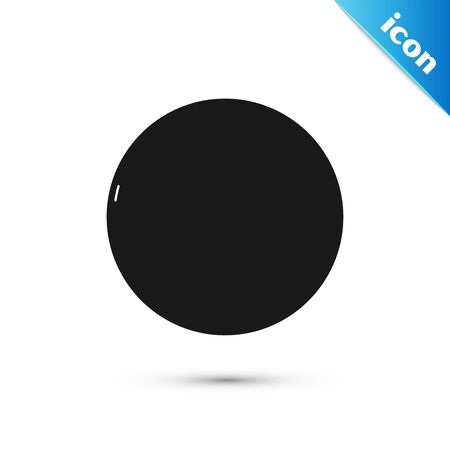 Black Casino roulette wheel icon isolated on white background. Vector Illustrationのイラスト素材