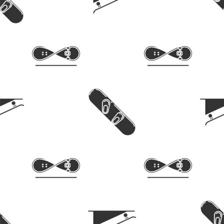 Set Skateboard on street ramp, Snowboard and Skateboard trick on seamless pattern. Vectorのイラスト素材