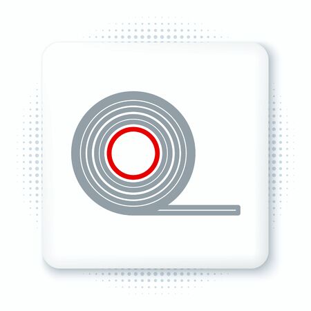 Line Scotch icon isolated on white background. Roll of adhesive tape for work and repair. Sticky packing tape. Office tool and stuff. Colorful outline concept. Vectorのイラスト素材