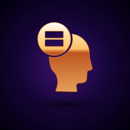 Gold Calculation icon isolated on black background. Vector Illustration.のイラスト素材